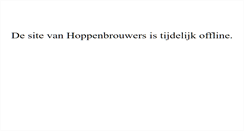 Desktop Screenshot of hoppenbrouwers.info